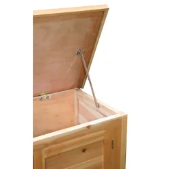 Kleintierstall Alfred 116 x 62 x 45 cm braun