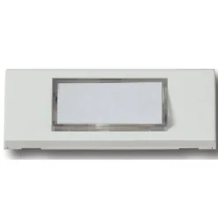 Klingelplatte unbeleuchtet reinweiß