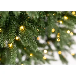 Künstlicher Weihnachtsbaum Sherwood Fichte inkl. LEDs 210 cm Grün