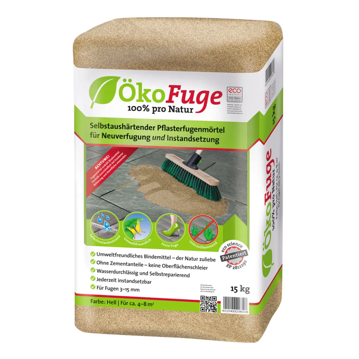 ÖkoFuge Fugenmörtel hell selbstaushärtend 15 kg