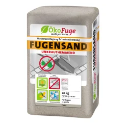 ÖkoFuge Fugensand 1-5 mm Grau Unkrauthemmend 20 kg