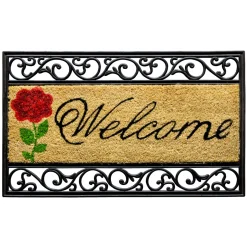 Kokosgummimatte Salome Welcome 45 x 75 cm natur