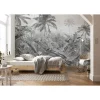 Komar Vlies Fototapete Amazonia Black & White 400x250 cm