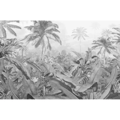 Komar Vlies Fototapete Amazonia Black & White 400x250 cm