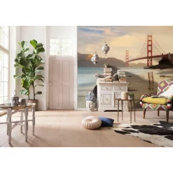 Komar Vlies Fototapete Golden Gate 400x250 cm
