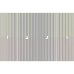 Komar Vlies Fototapete Lamello Mezzo 400x250 cm