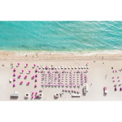 Komar Vlies Fototapete Pink Umbrella 400x250 cm