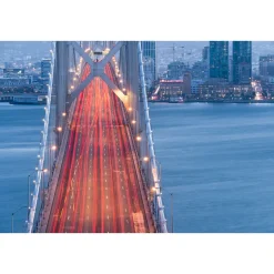 Komar Vlies Fototapete San Francisco Blues 300x200 cm