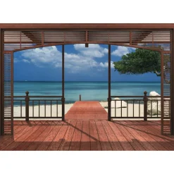 Komar Papier-Fototapete El Paradiso 8-teilig 388 x 270 cm