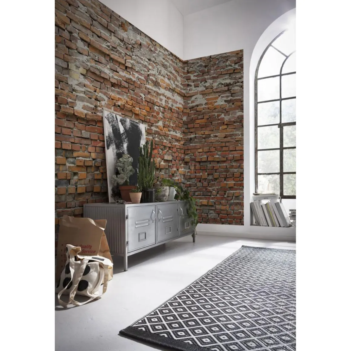 Komar Vlies-Fototapete Bricklane 4-teilig 368 x 248 cm