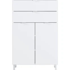 Kommode Maureen 2 Schubkästen 60 x 97 x 34 cm weiß