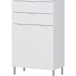 Kommode Maureen 2 Schubkästen 60 x 97 x 34 cm weiß