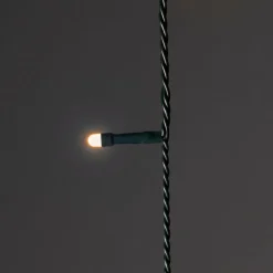 Konstsmide LED Baummantel mit Ring Durchmesser 8 cm 5 Stränge mit je 30 bernsteinfarbenen Dioden gefrostet