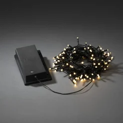 Konstsmide LED Lichterkette mit Lichtsensor und Timer