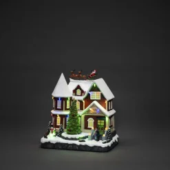 Konstsmide LED Szenerie Haus mit Baum