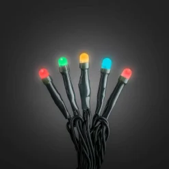 Konstsmide Micro LED Lichterkette 100 bunte gefrostete Dioden