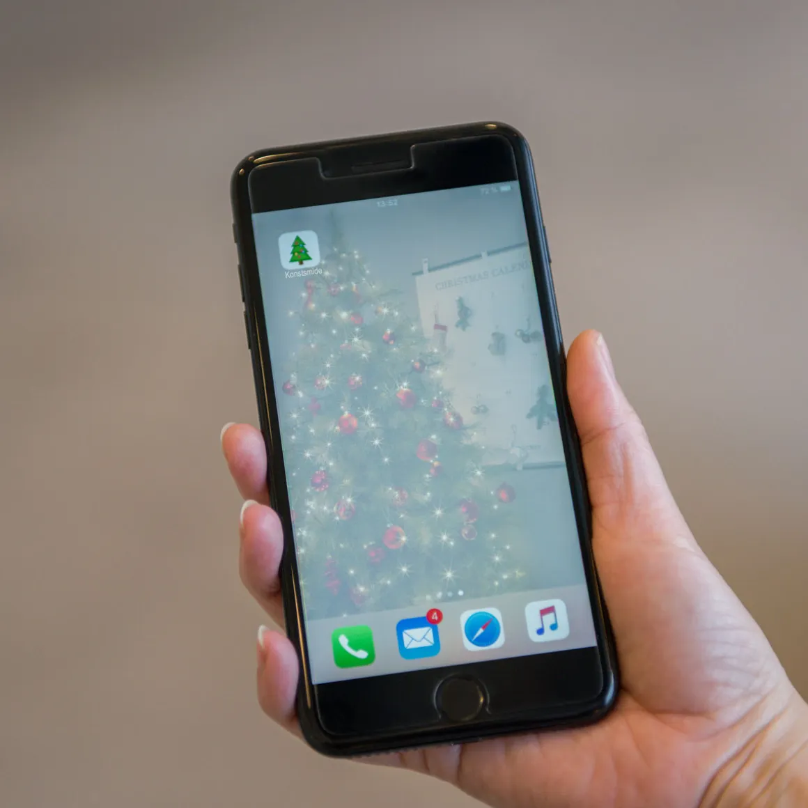 Konstsmide Micro LED-Baummantel mit Ring 48 Dioden Innen