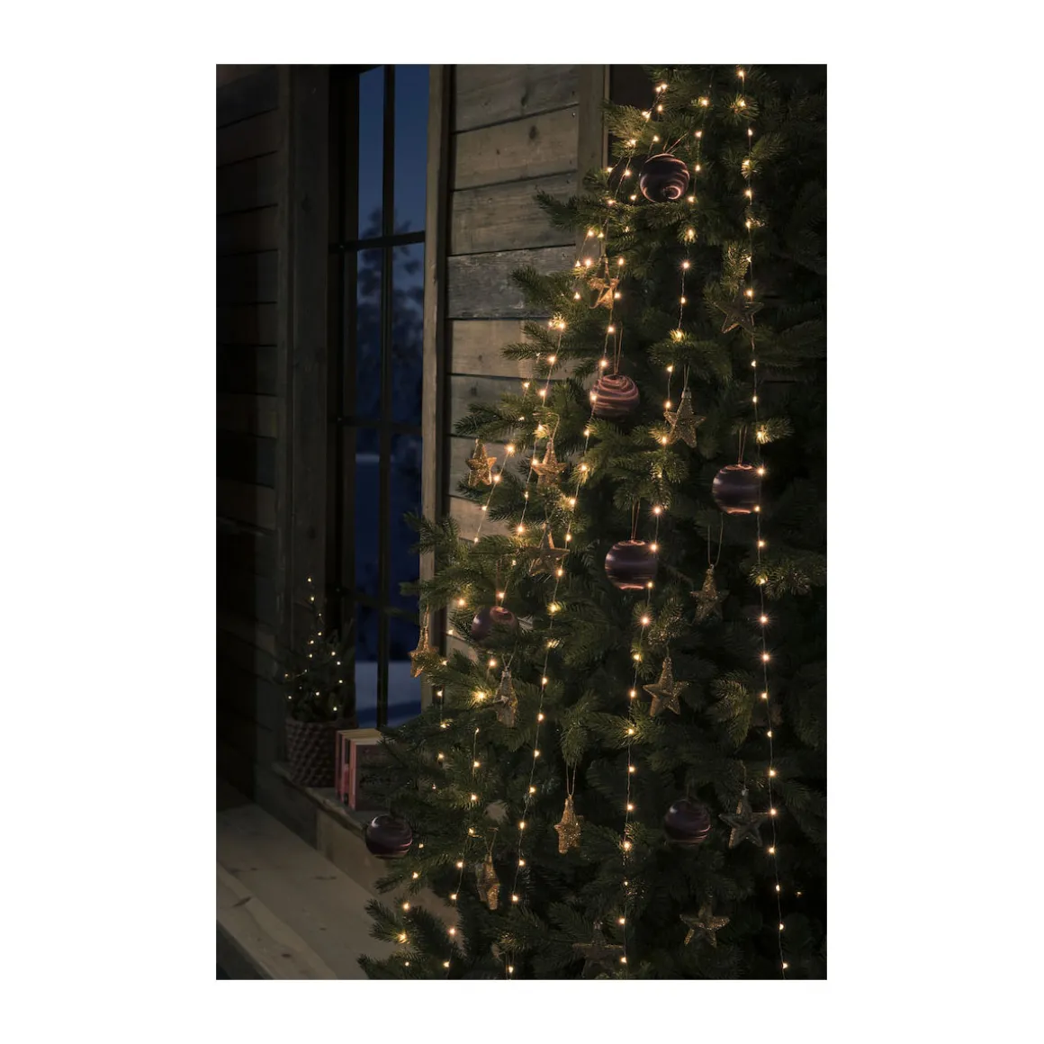 Konstsmide Micro LED-Baummantel mit Ring 48 Dioden Innen