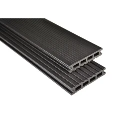 Kovalex WPC Terrassendiele Exklusiv graubraun mattiert 14,5 x 300 cm