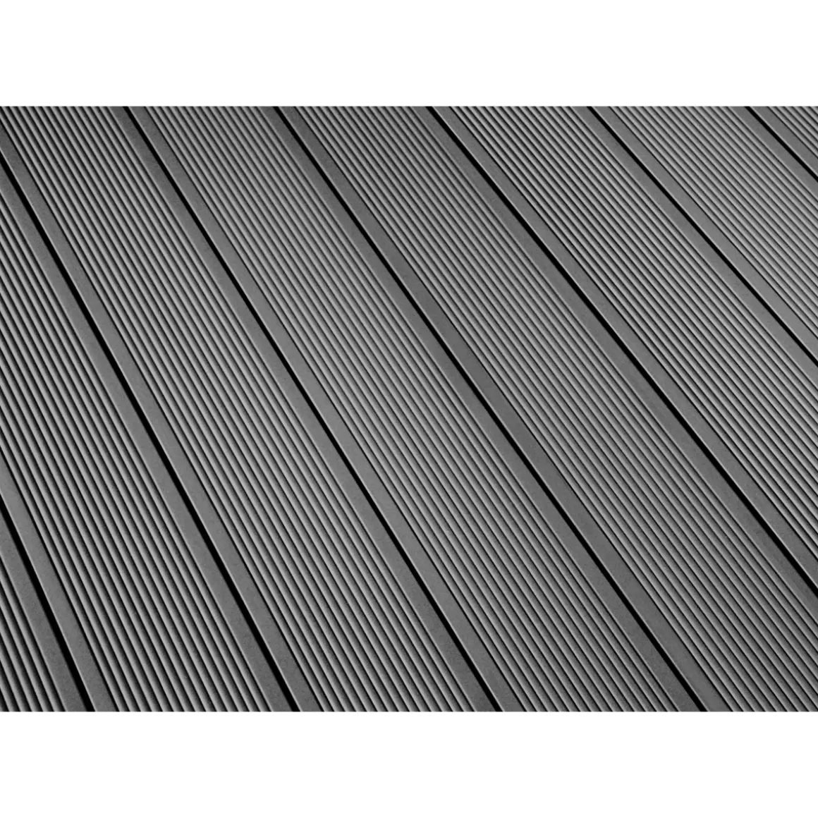 Kovalex WPC Terrassendiele Exklusiv graubraun mattiert 14,5 x 300 cm