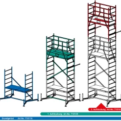 Krause ClimTec Alu-Arbeitsgerüst 2 Aufstockung