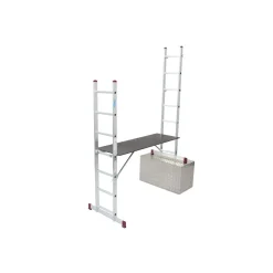 Krause CORDA LeiterGerüst 2 x 7 Sprossen