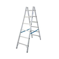 Krause Sprossen-Doppelleiter Stabilo 2 x 6 Sprossen