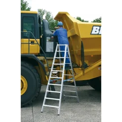 Krause Stufen-Doppelleiter Stabilo 2 x 10 Stufen