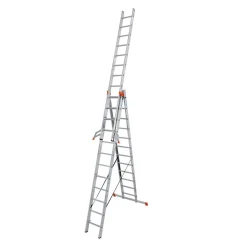 Krause Vielzweckleiter Tribilo 3 x 12 Sprossen mit Treppenfunktion