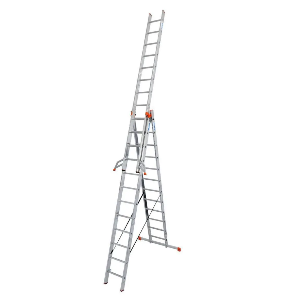 Krause Vielzweckleiter Tribilo 3 x 12 Sprossen mit Treppenfunktion