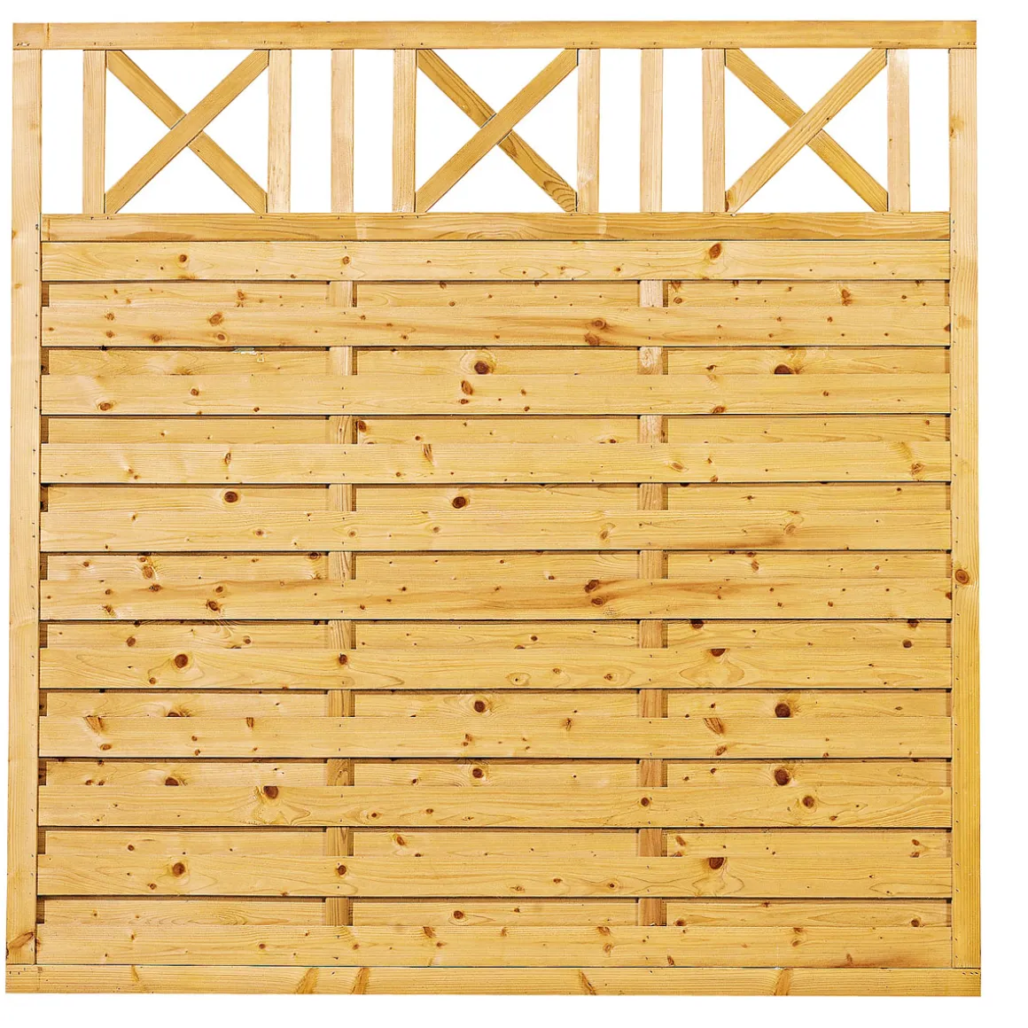 Kreuz-Dichtzaun 180 x 180 cm