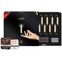 Krinner Christbaumkerzen LED Lumix Classic Mini Basis 12er Set