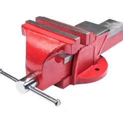 Krone Schraubstock 125 mm feststehend