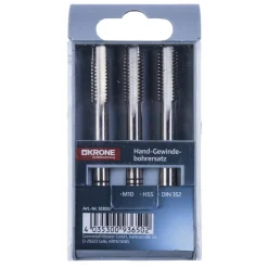 Krone Gewindebohrer-Satz HSS M10 3-teilig