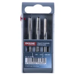 Krone Gewindebohrer-Satz HSS M6 3-teilig