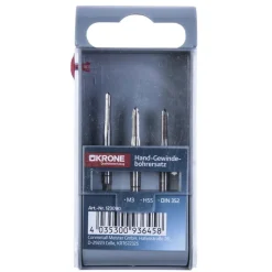 Krone Gewindebohrer-Satz HSS M3 3-teilig