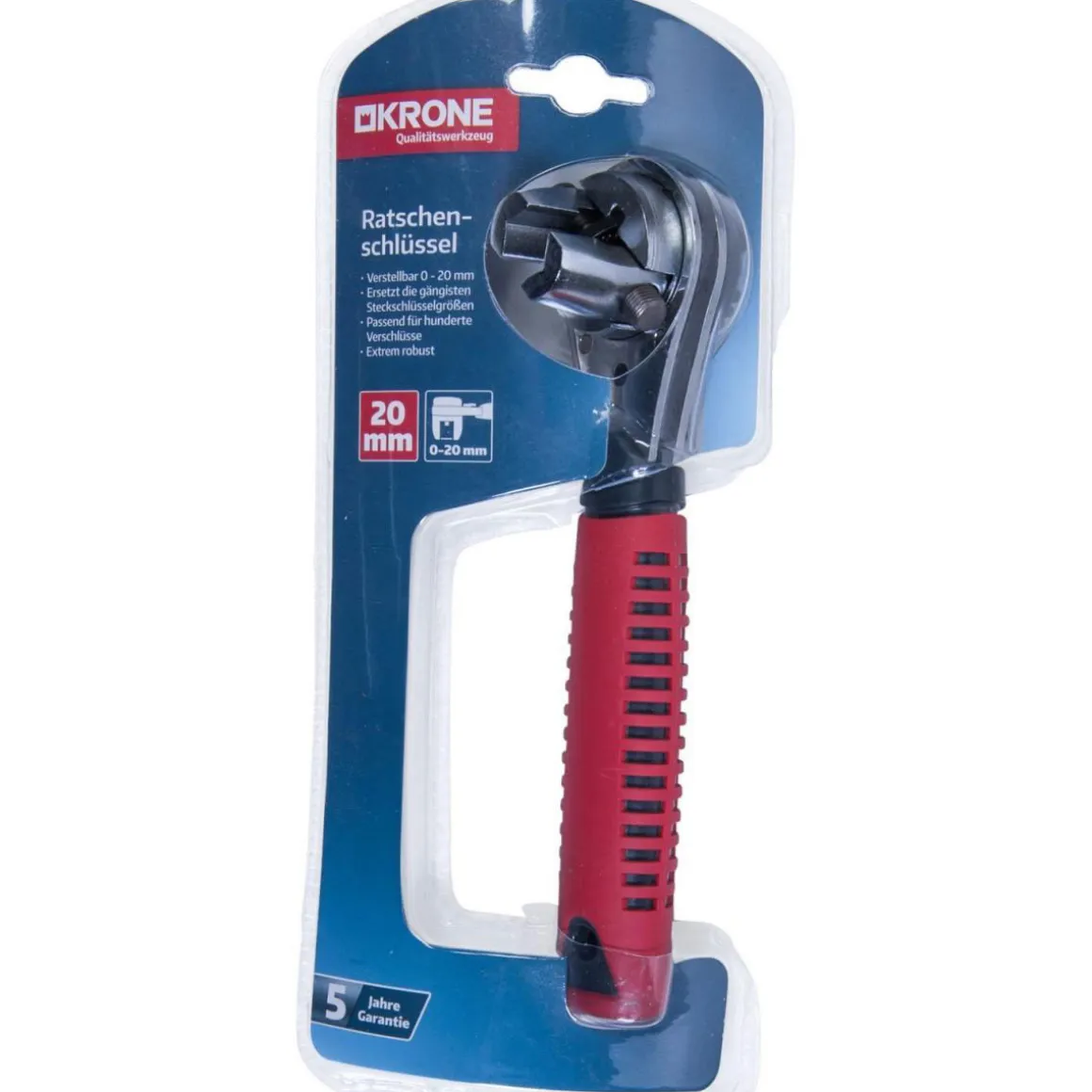 Krone Ratschenschlüssel verstellbar