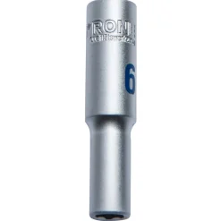 Krone Steckschlüssel lang 1/4 Zoll 6 mm