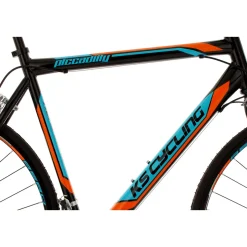 KS Cycling Rennrad Piccadilly 59 cm schwarz-orange