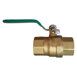 Kugelhahn 1 1/4" Messing vernickelt