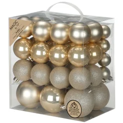 Kugelset 4-8cm Creamy Gold