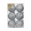 Kugelset 6cm Winter Silver