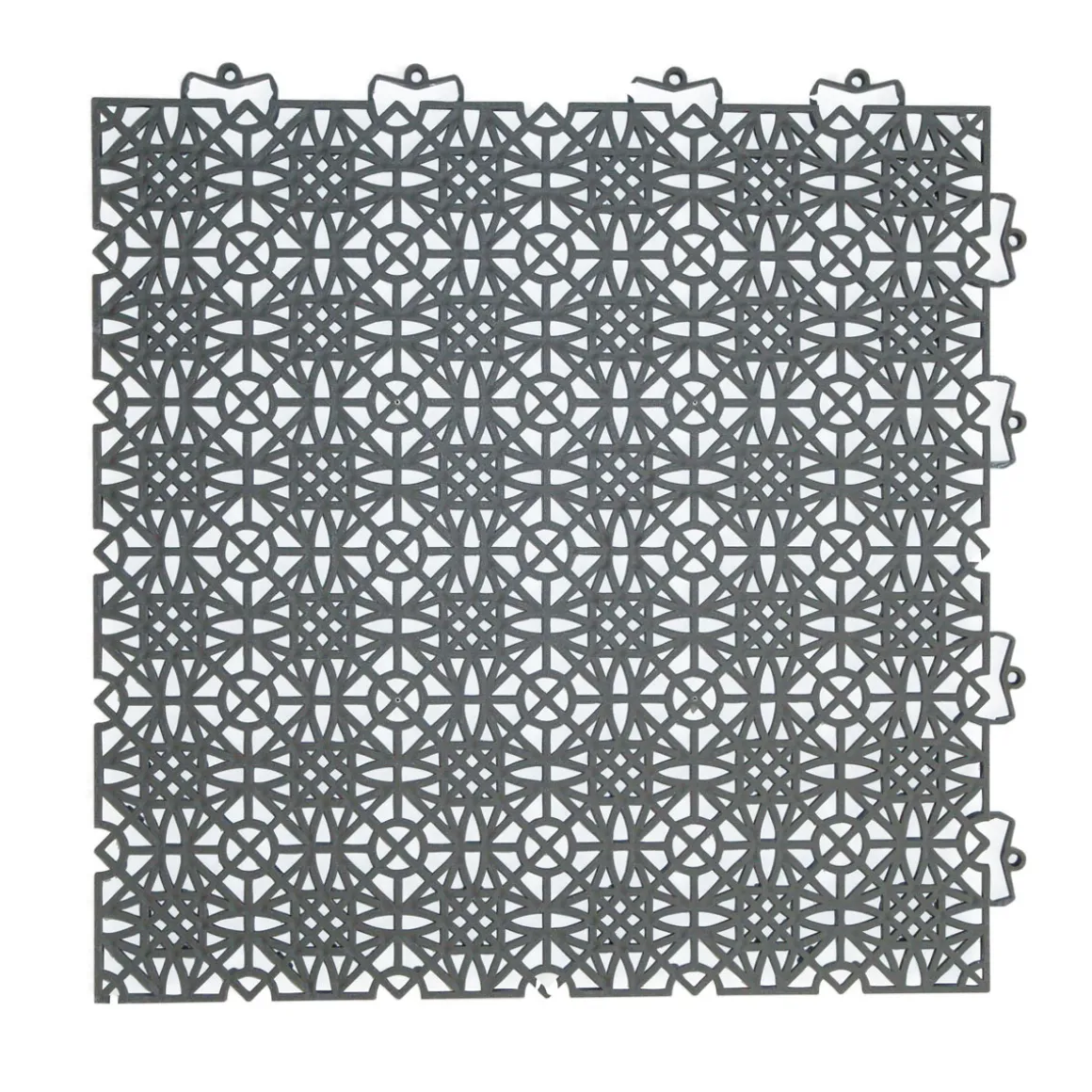 Kunststofffliese Terra Sol dunkelgrau 38 x 38 cm