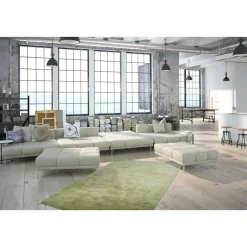 Kurzflorteppich „Luxury 110“ Edelgrün, 160x230cm