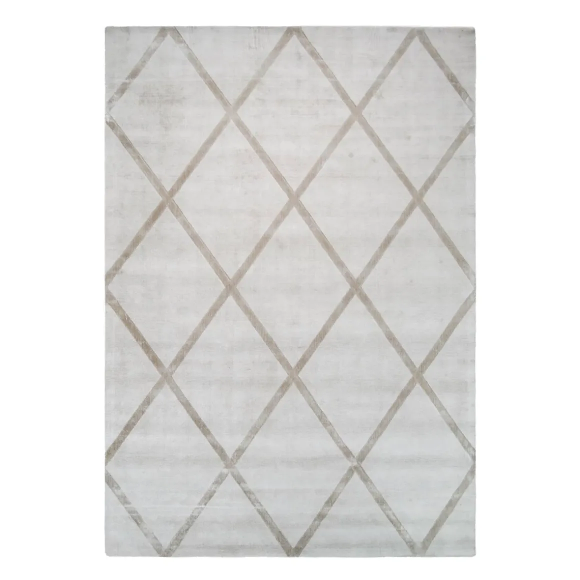 Kurzflorteppich „Luxury 210“ Elfenbein/Taupe, 160x230cm