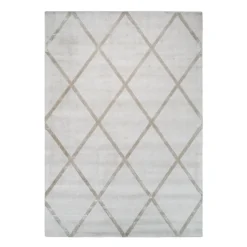 Kurzflorteppich „Luxury 210“ Elfenbein/Taupe, 120x170cm