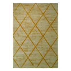 Kurzflorteppich „Luxury 210“ Gelb, 160x230cm