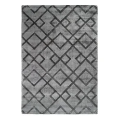 Kurzflorteppich „Luxury 310“ Grau/Anthrazit, 120x170cm