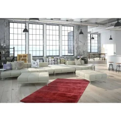 Kurzflorteppich „Luxury 110“ Violett, 80x150cm