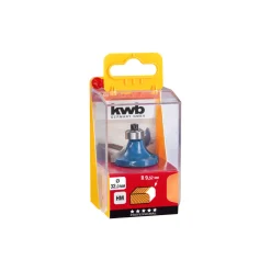 kwb Abrundfräser mit Anlaufkugellager Durchmesser 32 mm